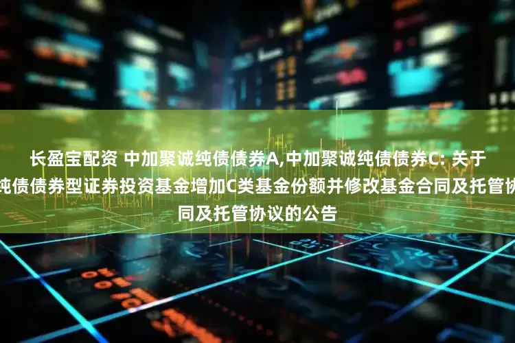 长盈宝配资 中加聚诚纯债债券A,中加聚诚纯债债券C: 关于中加聚诚纯债债券型证券投资基金增加C类基金份额并修改基金合同及托管协议的公告